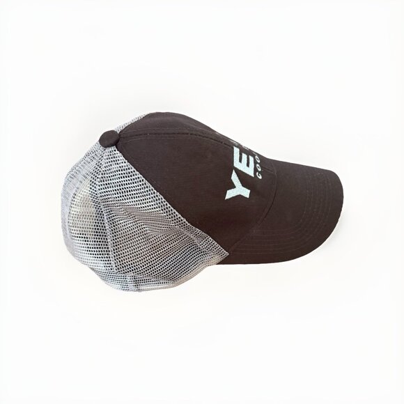 Yeti Coolers Mesh Trucker Snapback Hat Cap Baseball Outdoor Hike Unisex Black - Picture 4 of 9